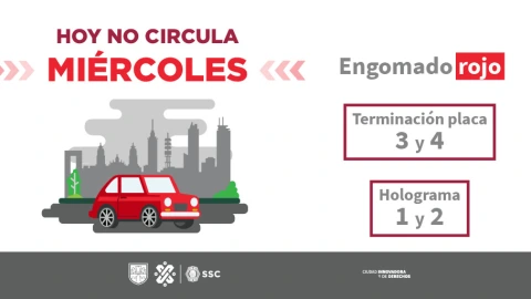 Qué autos no circulan en la CDMX y Edomex los miércoles por el Hoy No Circula