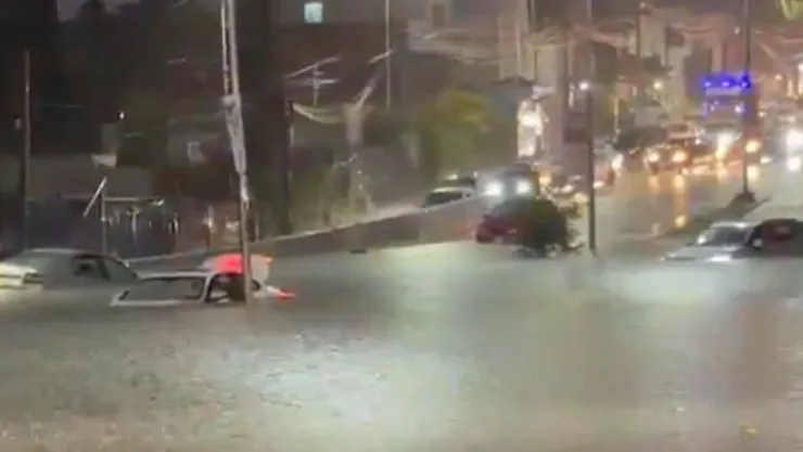 Inundación bulevar Carmelitas hoy