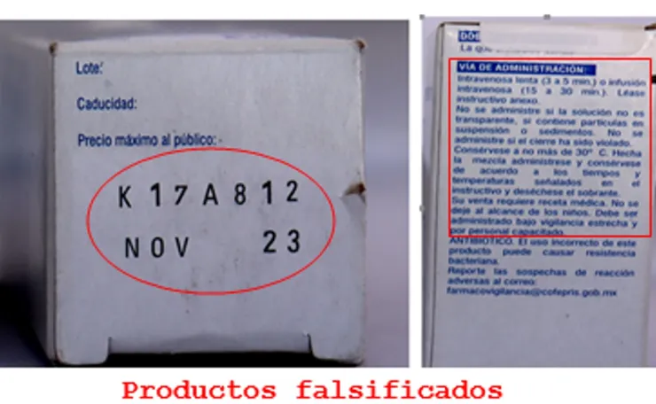 medicamento falso cáncer antibiótico Cofepris