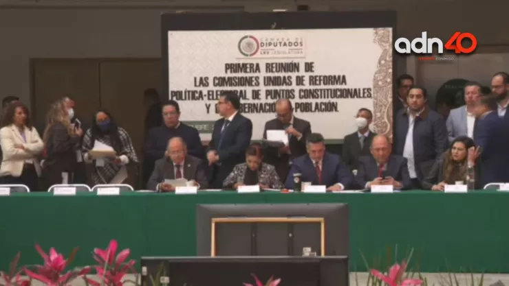 comisiones unidas reforma político electoral San Lázaro