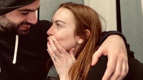 Lindsay Lohan compromiso Instagram