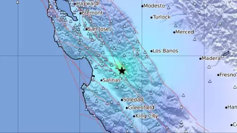 ¿Falla de San Andrés_ Reportan sismo en California hoy martes