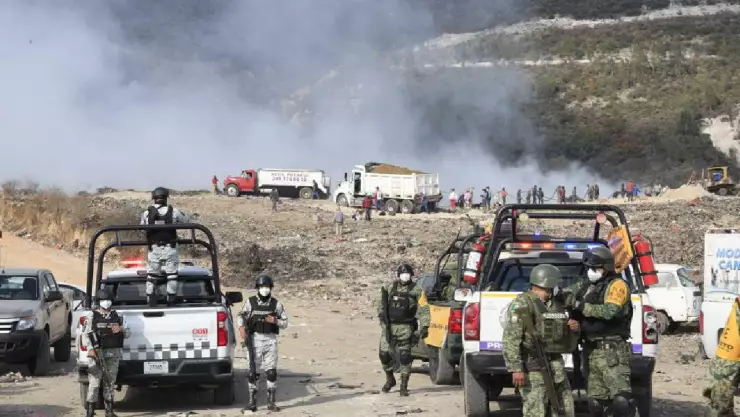Incendio en relleno sanitario provocó emergencia ambiental y calidad del aire en Tlaxcala