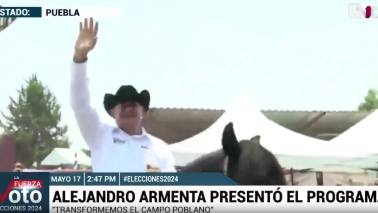 Alejandro Armenta, candidato por la gubernatura de Puebla presenta plan “Transformemos el Campo Poblano”
