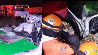 ¡Quedó destrozado! Muere taxista en fuerte accidente en carretera Xalapa-Perote