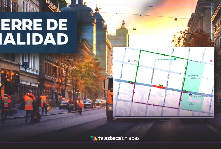 ¡Cierre de Avenida Central por obras de reparación de SMAPA! Rutas alternas