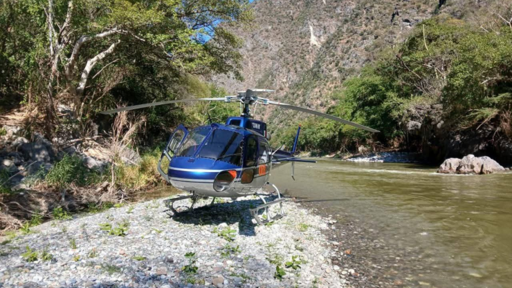 Rescate de hombre en Río Moctezuma