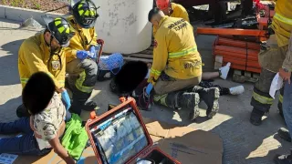 Esto pasó en el Bulevar 2000 de Tijuana hoy 5 de abril de 2025; una embarazada está herida