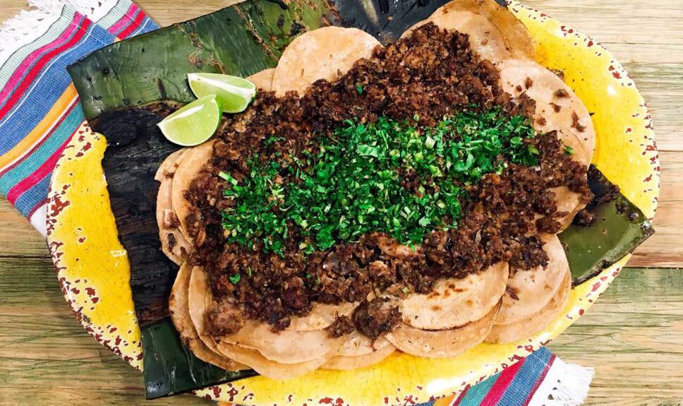Receta Tacos de cabeza de res