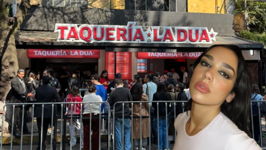 La taquería temporal de Dua Lipa en CDMX