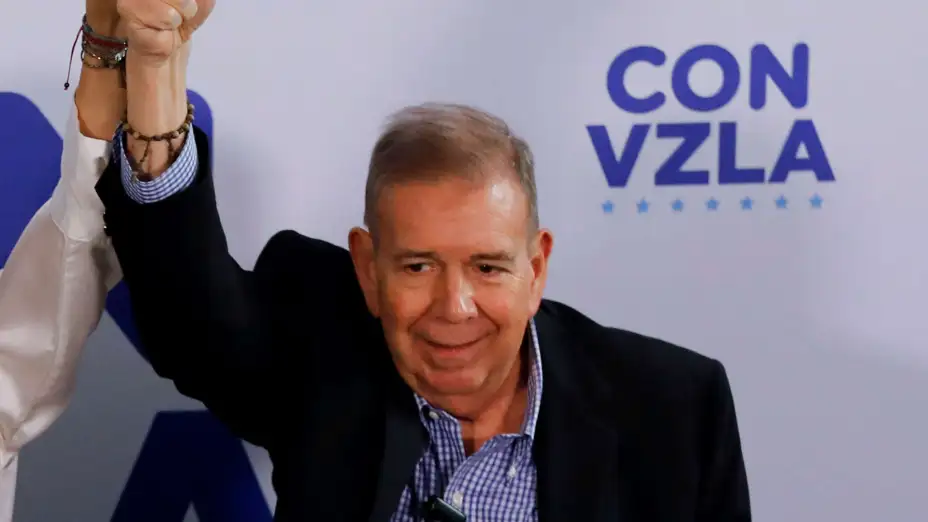 Edmundo González festeja su triunfo sobre Maduro