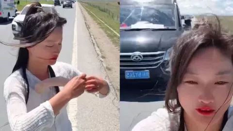 VIDEO: Atropellan a influencer china en plena transmisión en vivo