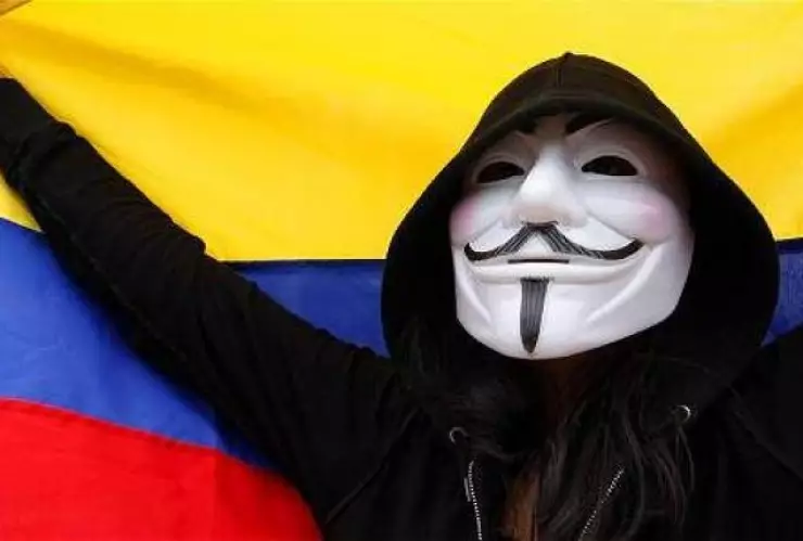 Anonymous hackeó las páginas del Gobierno de Colombia tras protestas
