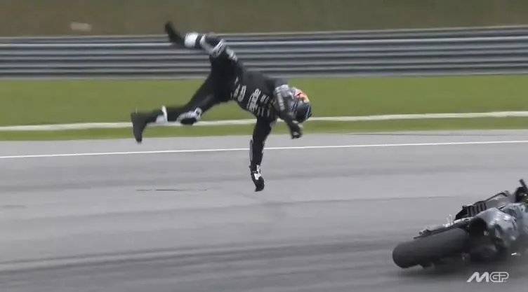 Escalofriante accidente de Jorge Martín en MotoGP.