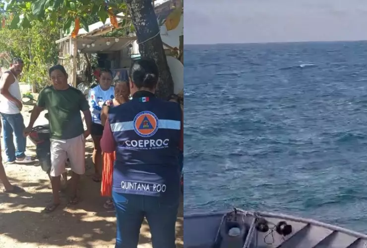 Continúa la búsqueda y rescate de una embarcación en Holbox
