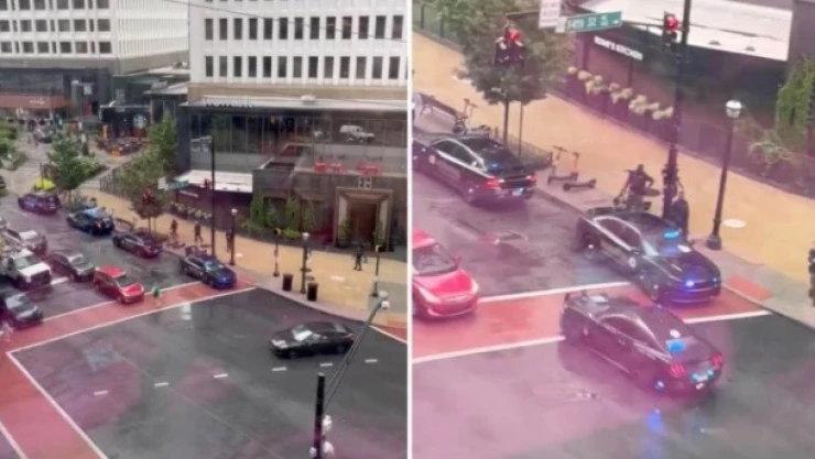 Atlanta tirador activo Colony Square Policía .jp