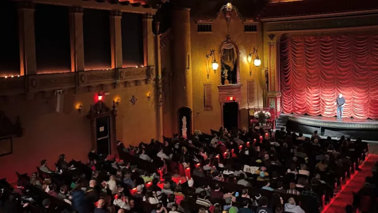 Una sala del Music Box Theatre de Chicago.