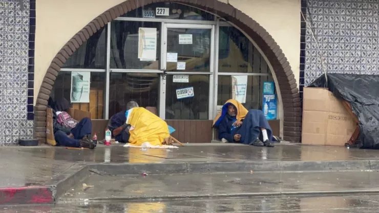 Personas sin hogar en Tijuana