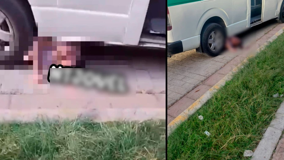 Murió arrollado y terminó atrapado bajo una combi en San Cristóbal de Las Casas