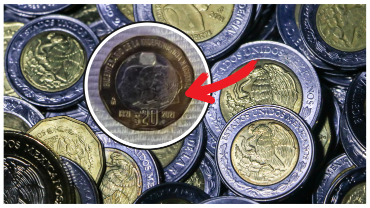 moneda de 20 pesos