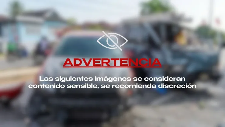 ¡IMÁGENES SENSIBLES! Joven de 18 años muere tras sufrir FUERTE ACCIDENTE contra un poste