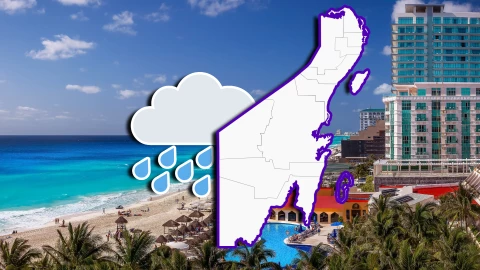 ¿Aguacero_ Estos son los MUNICIPIOS en los que LLOVERÁ hoy 11 de enero de 2026 en Quintana Roo.webp