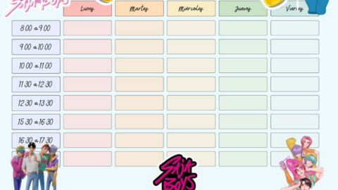 Horarios escolares de los Saja Boys