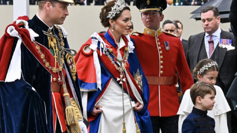 harry y kate en la coronacion del rey carlos III y Camila
