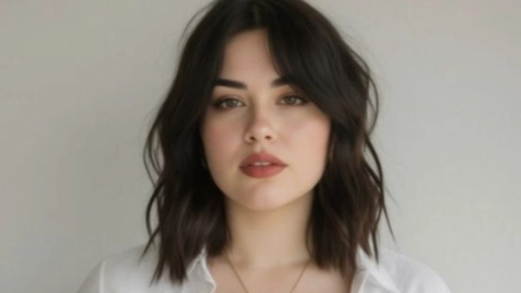 Así debes de hacer la raya en tu peinado si tienes la cara redonda