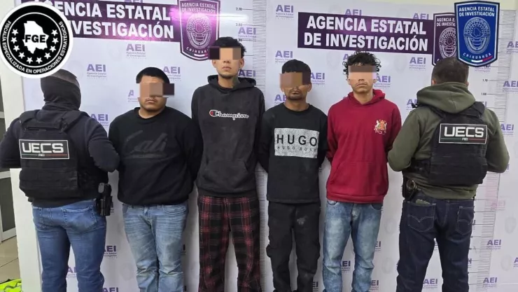 Fiscalía de Ciudad Juárez captura a siete presuntos secuestradores y libera a víctima en Kilómetro 29