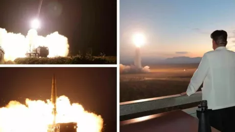 Prueba de misiles nucleares en Corea del Norte