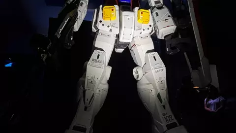 RX-78-2 Gundam a tamaño escala.