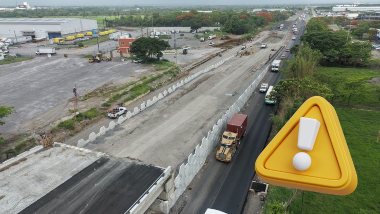 Carretera de Veracruz sin paso