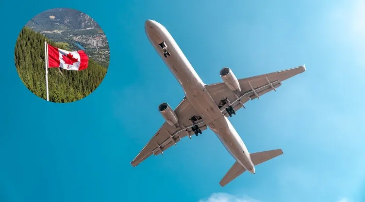 avión canadá