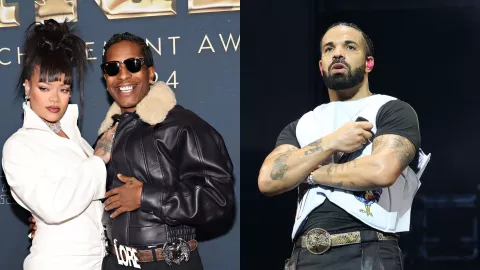 Rihanna, A$AP Rocky y Drake