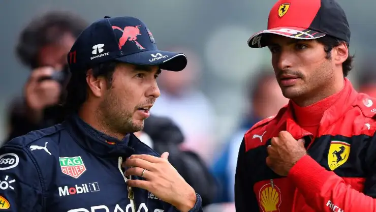 GP de Bélgica 2022 Saiz en Pole y Checo Pérez en segundo lugar