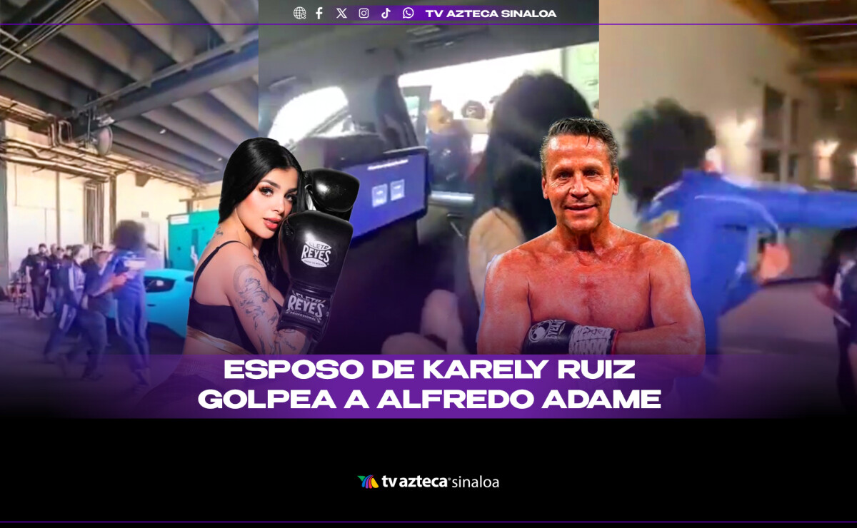 Alfredo Adame es golpeado por el esposo de Karely Ruiz (VIDEO)