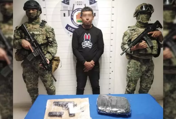 Un hombre es detenido por encubrir y portar un arma de fuego