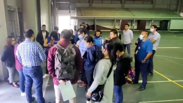 Habilitarán albergue de migrantes en Unidad Deportiva en Tijuana.