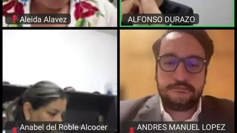 Andy López beltrán en zoom