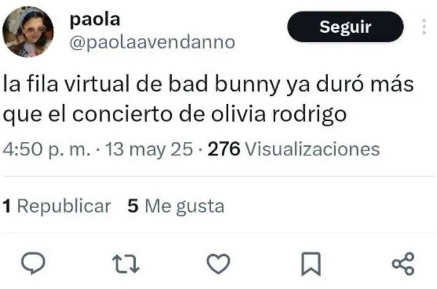 Estos son los memes que nos dejó de la venta de boletos para Bad Bunny 2025