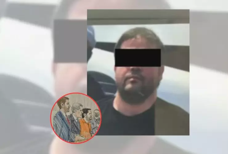 FOTO: Revelan boceto del hijo de “El Chapo” Guzmán en la corte de EU