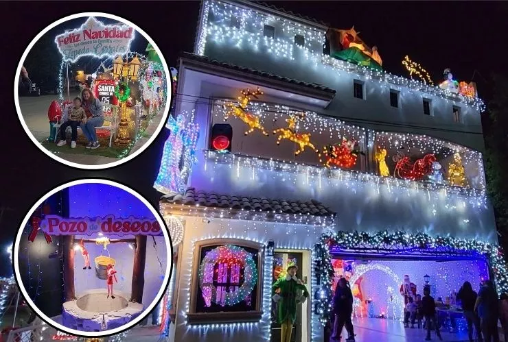 Casa navideña de Los Mochis