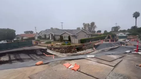 Ciudad de California se está hundiendo