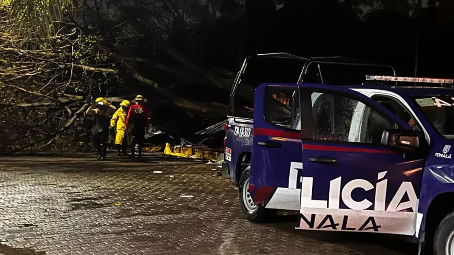 Muere menor de 14 años tras lluvia en Tonalá