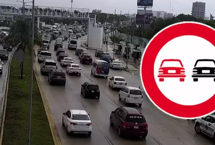 ¿Tráfico en Navidad? Estas son las calles cerradas en Cancún HOY 24 de diciembre