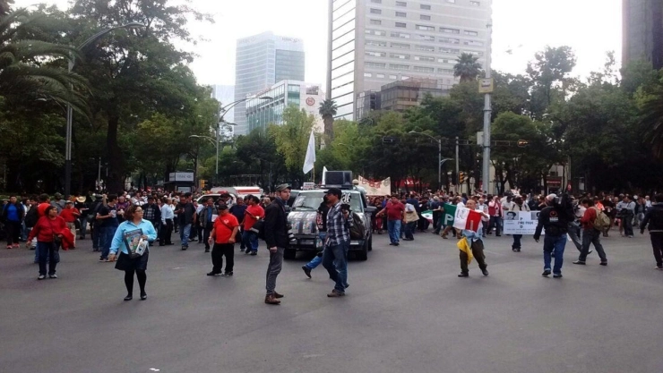 Marchas en la CDMX hoy 18 de septiembre