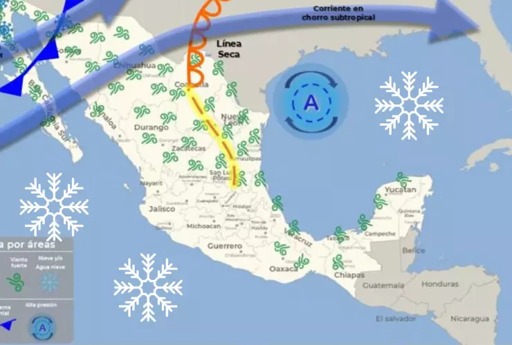 Aguanieve en Baja California