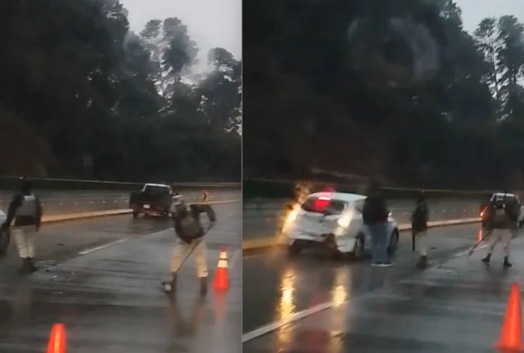 trafico autopista mexico puebla