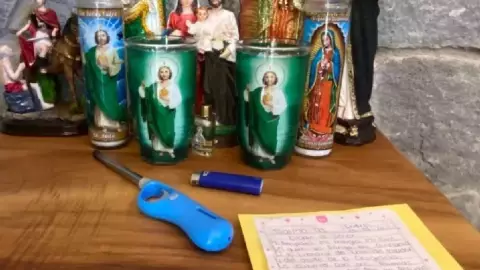Así era el altar de ‘El Mencho’